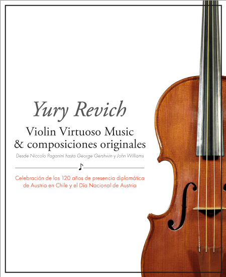 Fundación CorpArtes y Embajada de Austria realizan concierto conmemorativo con el violinista Yury Revich