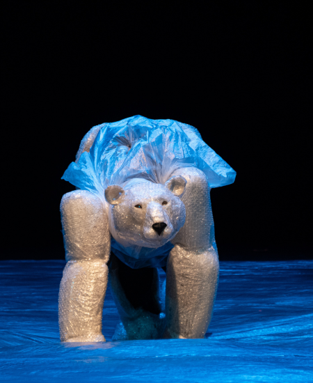 Oso polar de la obra El Carnaval de los Animales