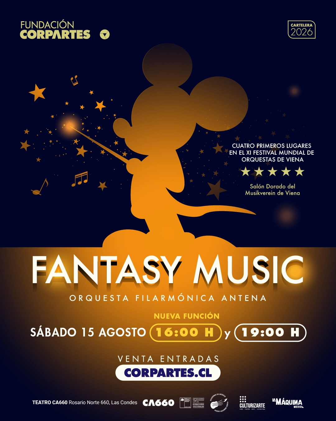 Nueva función por éxito de ventas | Concierto “Fantasy Music”