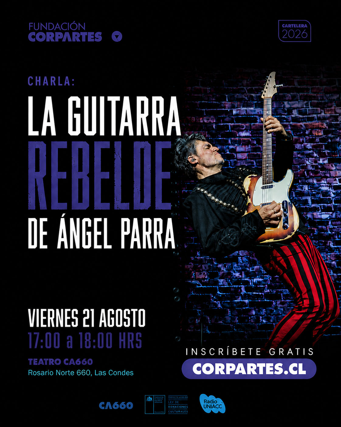 GRATIS | Charla: La guitarra rebelde de Ángel Parra