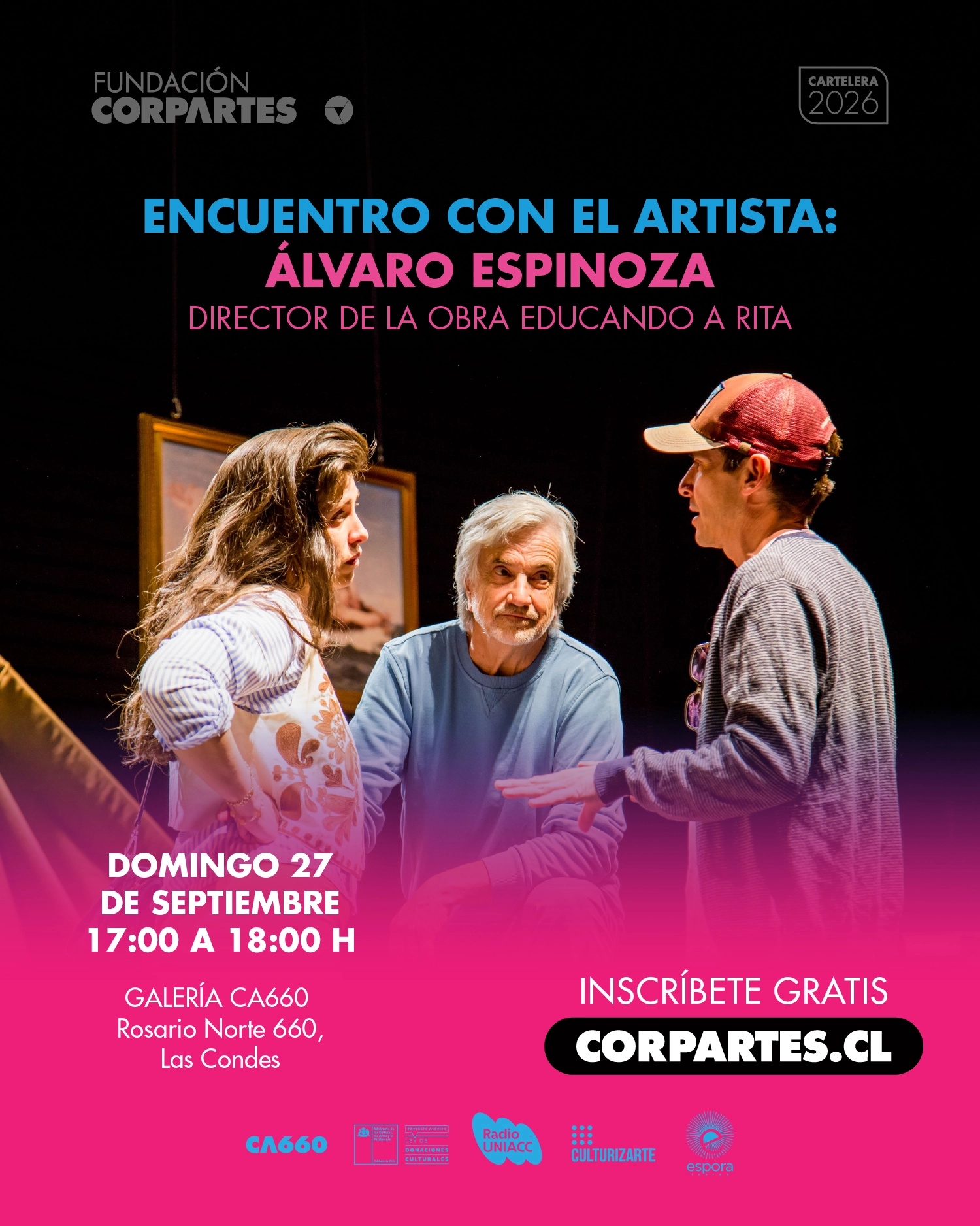 GRATIS | ENCUENTRO CON EL ARTISTA | ÁLVARO ESPINOZA