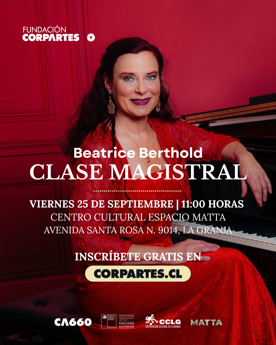 GRATIS | CLASE MAGISTRAL BEATRICE BERTHOLD