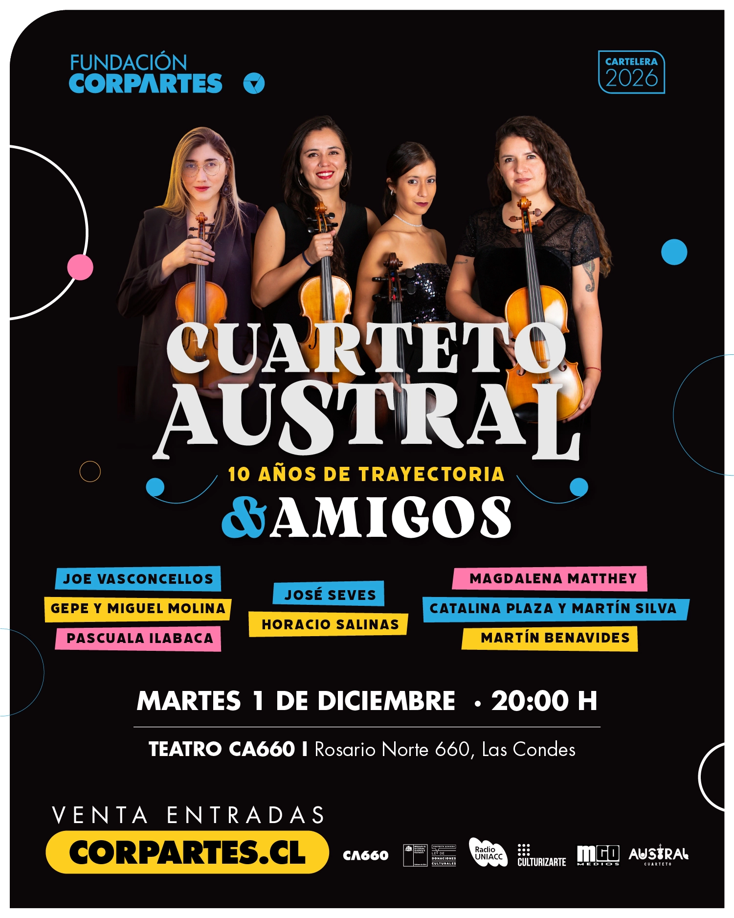 CUARTETO AUSTRAL Y AMIGOS